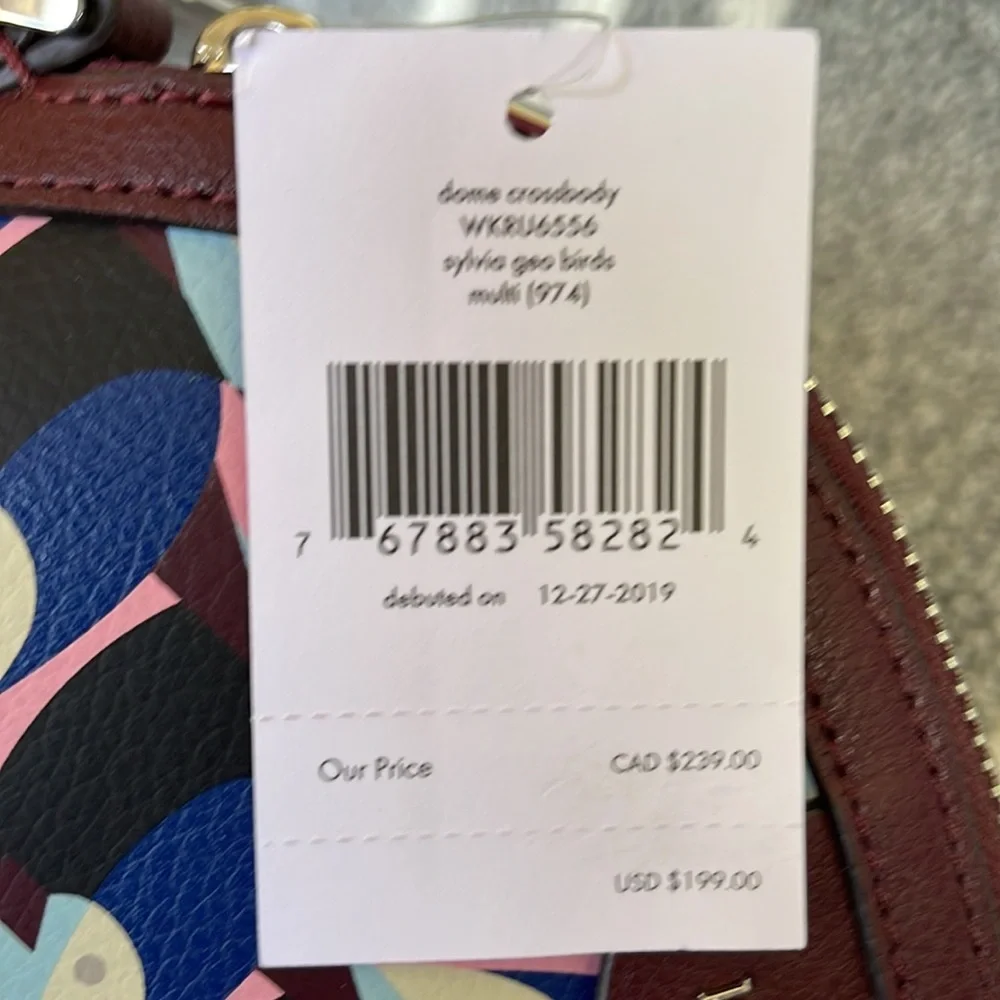 Kate Spade Sylvia Geo Birds Dome Crossbody Multi